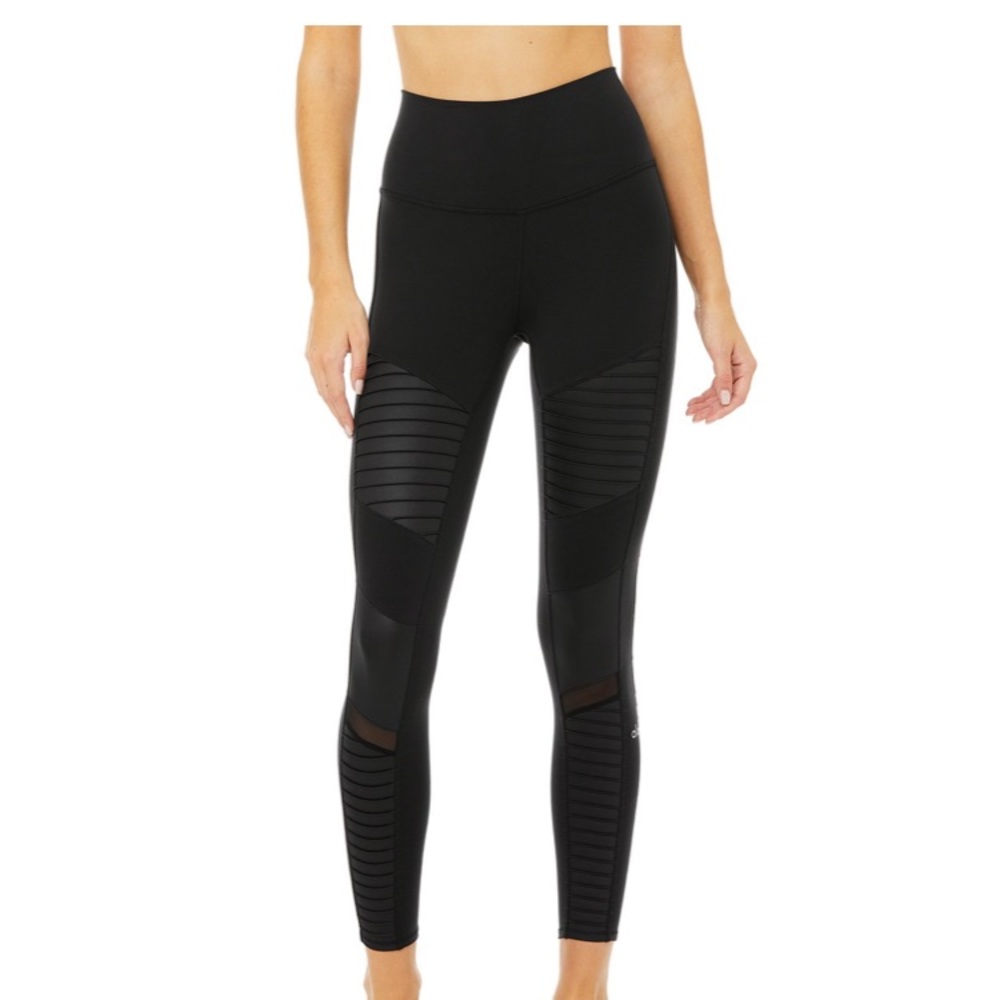 Aloyoga Moto Legging 7/8 S Black